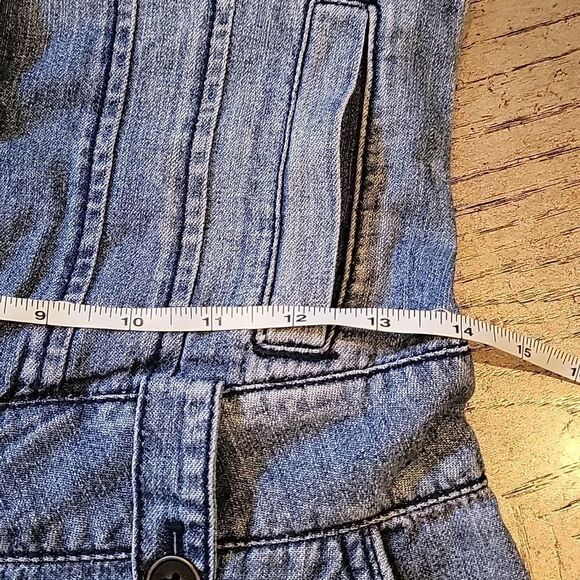 XS DKNY denim short jumpsuit - Picture 7 of 9